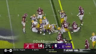 Alabama OL/Offense vs LSU Defense (2024)