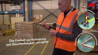 3M™ Floor and Safety Marking Tapes, Facility Optimisation Video, German