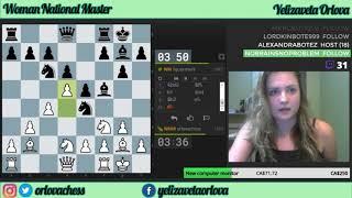 It's not over till it's over! | Chess Game: WCM Orlova - NM Biernacki | Twitch Stream