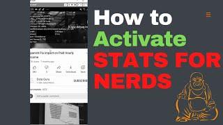 STATS FOR NERDS | Instructions | How to Activate NERD STATS