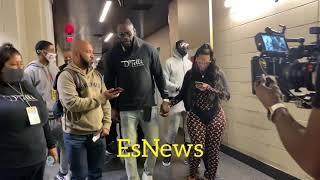 Deontay Wilder After His grand Arrival talking to Andreas Hale