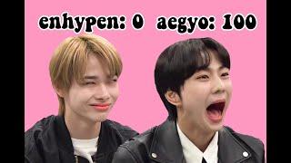 ENHYPEN vs AEGYO (compilation)