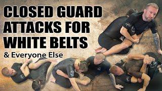 Closed Guard Attack Sequence for White Belts (& Everyone Else) | Jiu-Jitsu Fundamentals