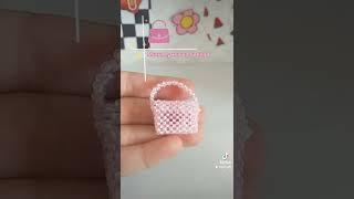 Мини сумочка из бисера