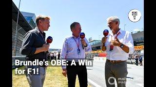 Brundle Receives OBE in King's Honours List