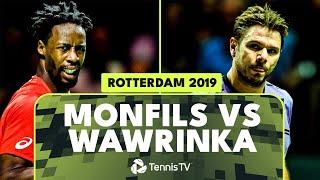 ENTERTAINING Gael Monfils vs Stan Wawrinka Extended Highlights | Rotterdam Final 2019