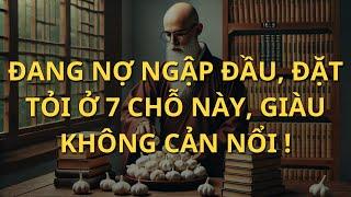 Đang nợ ngập đầu, đặt tỏi ở 7 chỗ này, giàu không cản nổi ! | Tinh Hoa Tri Thức