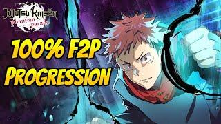 100% F2P Progression - Boosting CP and Skill Enhancement in Jujutsu Kaisen Phantom Parade