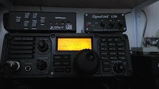 ICOM IC-7200 small HOA antenna contact to Slovenia