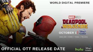 Deadpool and Wolverine OTT Release Date Confirmed I Deadpool and Wolverine Hindi  @DisneyPlusHS