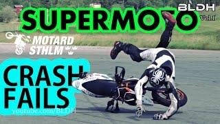 BLDH's Supermoto Crash Compilation | MotardSTHLM