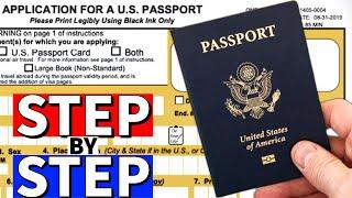 How To Apply For First US Passport 2024 