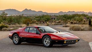 1982 Ferrari 512 BBi: Cold Start and Driving Video