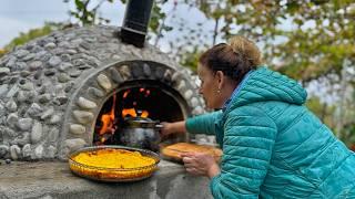 Cooking Ancient Albanian COMLEK in the Heart of the Village!  (It Tasted Insane!)