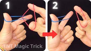 BEST Magic Trick. This New rubber band trick will surprise your friends. School Trick.