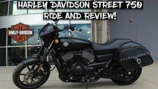 2015 Harley Davidson Street 750 Ride and Review!