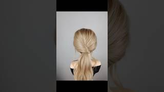 #hairstyle # A very easy ponytail#KKhairstory