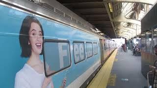 BOARDING THE AIRPORT TRAIN AT 30TH STREET STATION SEPTA