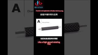 Rubber Roll Grooving Function and Application #roller #rubbercover #bopp #manufacturing