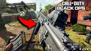 Classic MW2 OG M4A1 Recreation Gunplay in Black Ops 6 BETA Gameplay