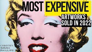 TOP 10 MOST EXPENSIVE PAINTINGS SOLD #2022 #painting #art