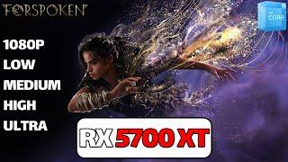 Forspoken RX 5700 XT | i3 12100f | 1080p (low, medium,high,ultra)