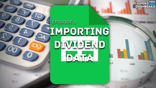 ImportHTML - How to Transfer Data To Google Sheets | Dividend Dashboard