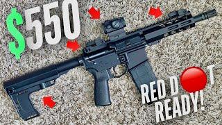 Budget AR-15 Pistol Build UPDATE  Sig Romeo 5, Fin Brace, & Sights!