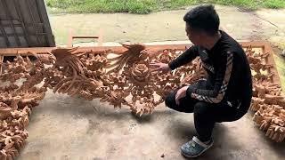 Báo Giá cửa võng hồng trĩ - câu đối lòng mo liền khối