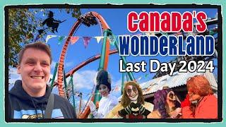 'Thoosies, Ghosties, & Roller Coasties: Last Day of the 2024 Season at Canada's Wonderland