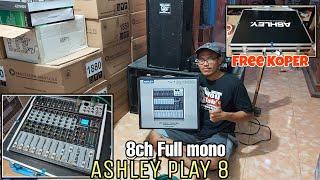 MIXER ASHLEY PLAY 8 || 8 CH FULL MURAH MERIAH....