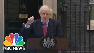 Boris Johnson Returns To Work After COVID-19, Says Lockdown Must Continue | NBC News