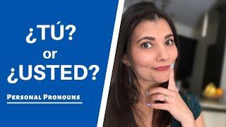 PERSONAL PRONOUNS [IN SPANISH] | PRONOMBRES PERSONALES EN ESPAÑOL | LEARN SPANISH