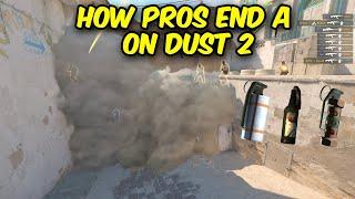 How Pros FINISH on Dust 2 A Site in CS2 - HEROIC