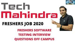 Software Testing Interview Questions| Test Case Questions| Tech Mahindra | Interview Q&A|