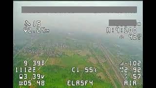 #Crux3 NLR with ELRS F4 2G4 AIO FC and GPS 1S 18650 Nano Long Range FPV  range test