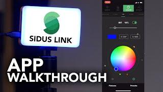 Aputure Sidus Link | Mobile App Walkthrough