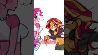 Pinkie Pie Blowing Up Food | #art #mlp #mylittlepony #sunsetshimmer #applejack #pinkiepie #animatic