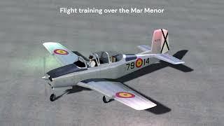 FlightGear T-34A Mentor E.17 San Javier - Academia General del Aire 1959