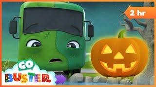 Zombie Buster! ‍️ Halloween Carwash Adventure | Go Buster - Bus Cartoons & Kids Stories