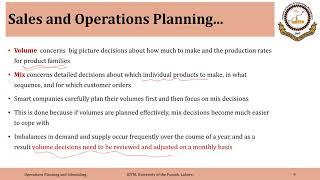 02_01_P1 Sales and Operations Planning (S & OP) Basics