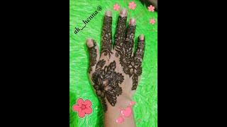 simple mehindi designs and easy to apply#hemna by asma.