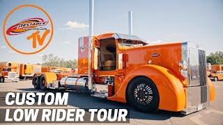 Exclusive Tour of "Rock Bottom"  95 Custom Low Rider Peterbilt Reliable Carriers | RCI Cribs S2 E10