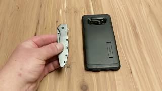 My EDC Knife Cracked My Phone Screen??