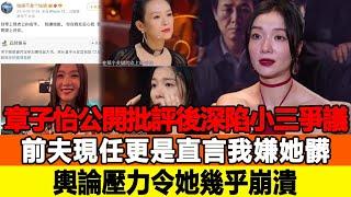 章子怡公開批評後，她深陷“小三”爭議，前夫現任更是直言“我嫌她髒”，輿論壓力令她幾乎崩潰！追星看TV#章子怡