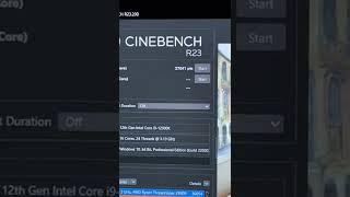 Cinebench Temperatures on my Intel 12900K