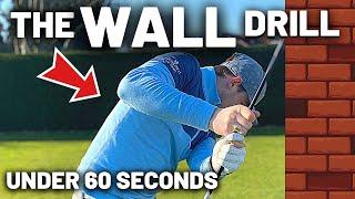 FIX YOUR ENTIRE Golf Swing WALL DRILL