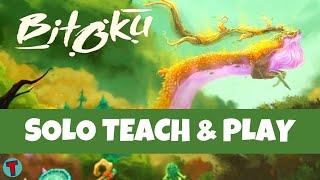 Bitoku Board Game | Solo Tutorial and Playthrough | How to Play Against the Solo Opponent