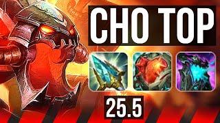 CHO'GATH vs AMBESSA (TOP) | Dominating | KR Grandmaster | 25.5