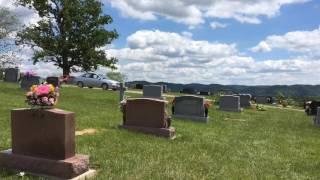 Rhoden family gravesite at Scioto Burial Park